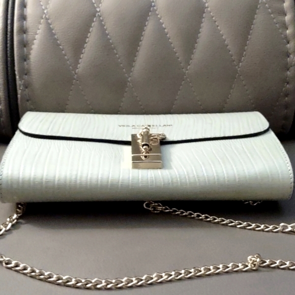 Viola Castellani Milano Lizard Embossed Crossbody Bag - Picture 9 of 9